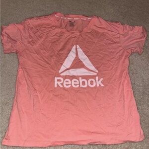 Reebok Peach Coral Tshirt- Size Small